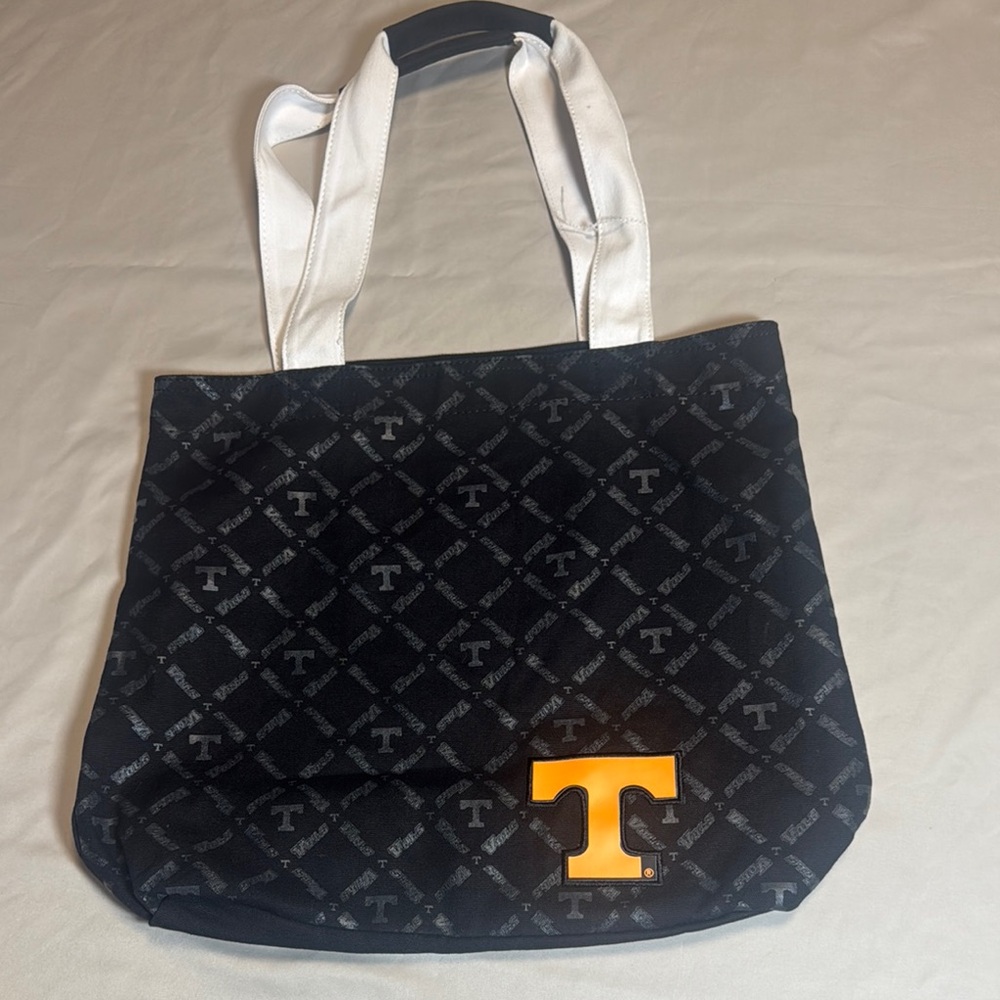 Tennessee Volunteers Black Canvas Tote Bag